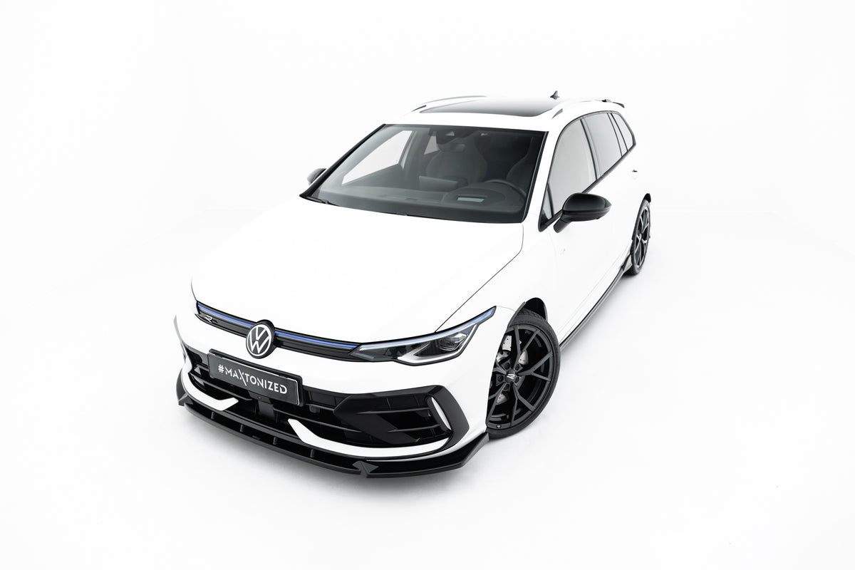 Frontsplitter V.3 montert på Volkswagen Golf R Variant Mk8 Facelift