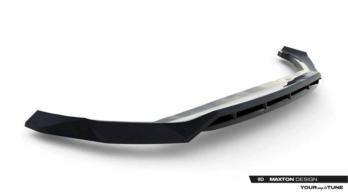 Detalj av forkanten på frontsplitter til Volvo XC90 Mk2 Facelift 2