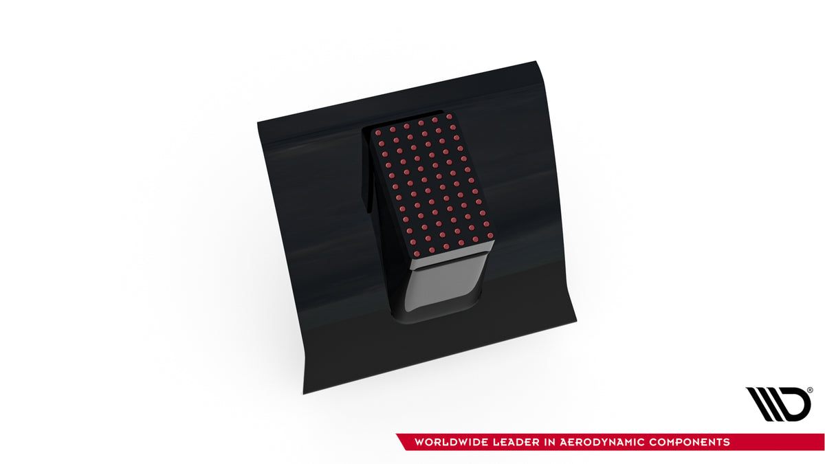 Maxton Design LED-bremselys for Audi S3 8Y Facelift, blank sort finish