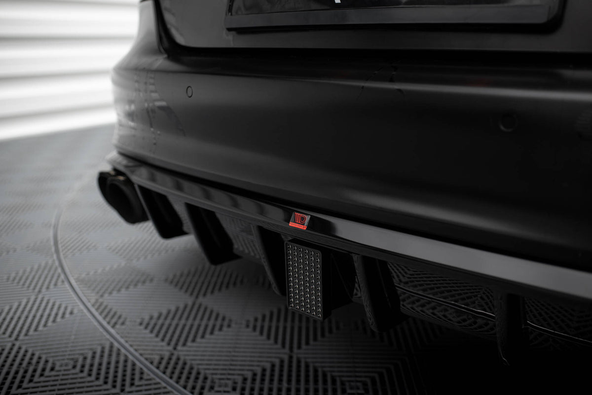 Nærbilde av LED-bremselys for Audi S7 C7 med synlig dioderekke