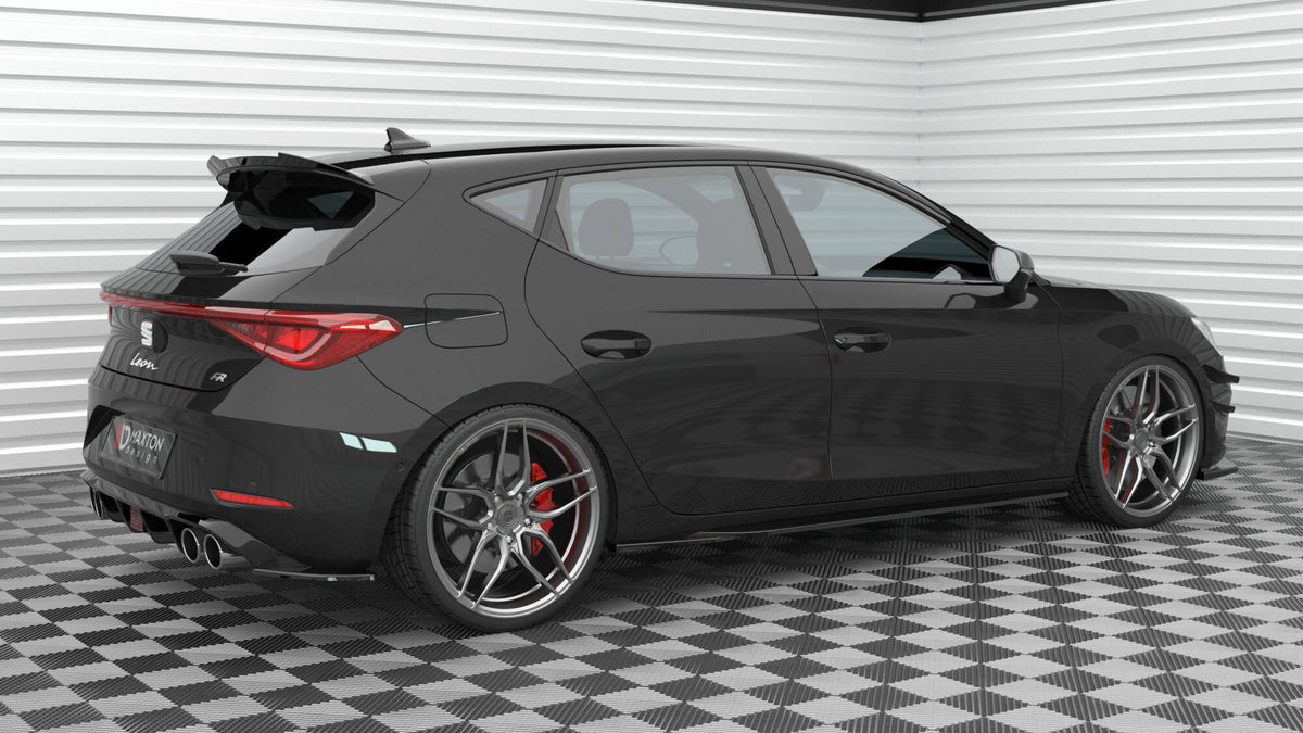 Bremselys plassert på diffuser SE-LE-4-FR-RS1G, Seat Leon FR Mk4 sett ovenfra