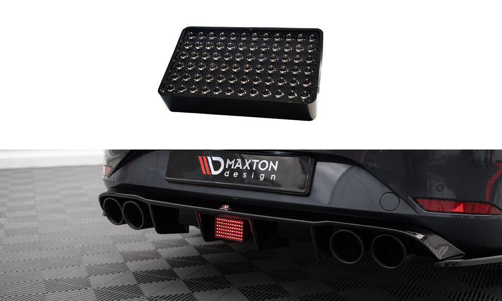LED bremselys fra Maxton Design til Seat Leon ST FR Mk4, sett forfra