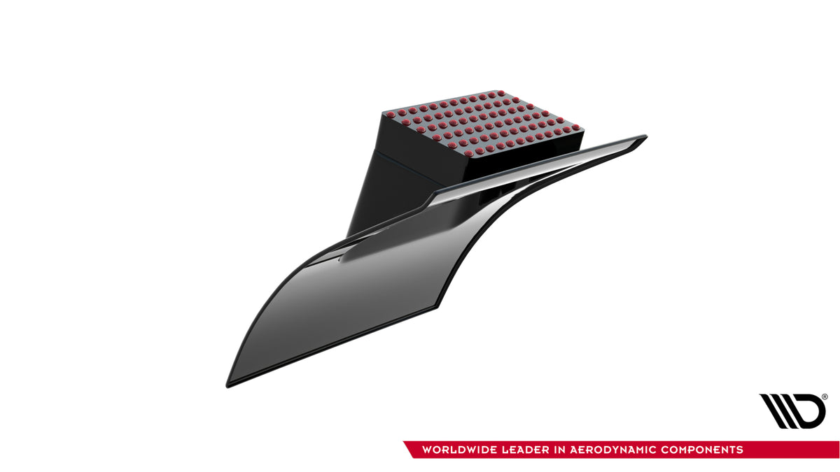 LED-bremselys i blank sort til Golf R Mk8 Facelift for banebruk