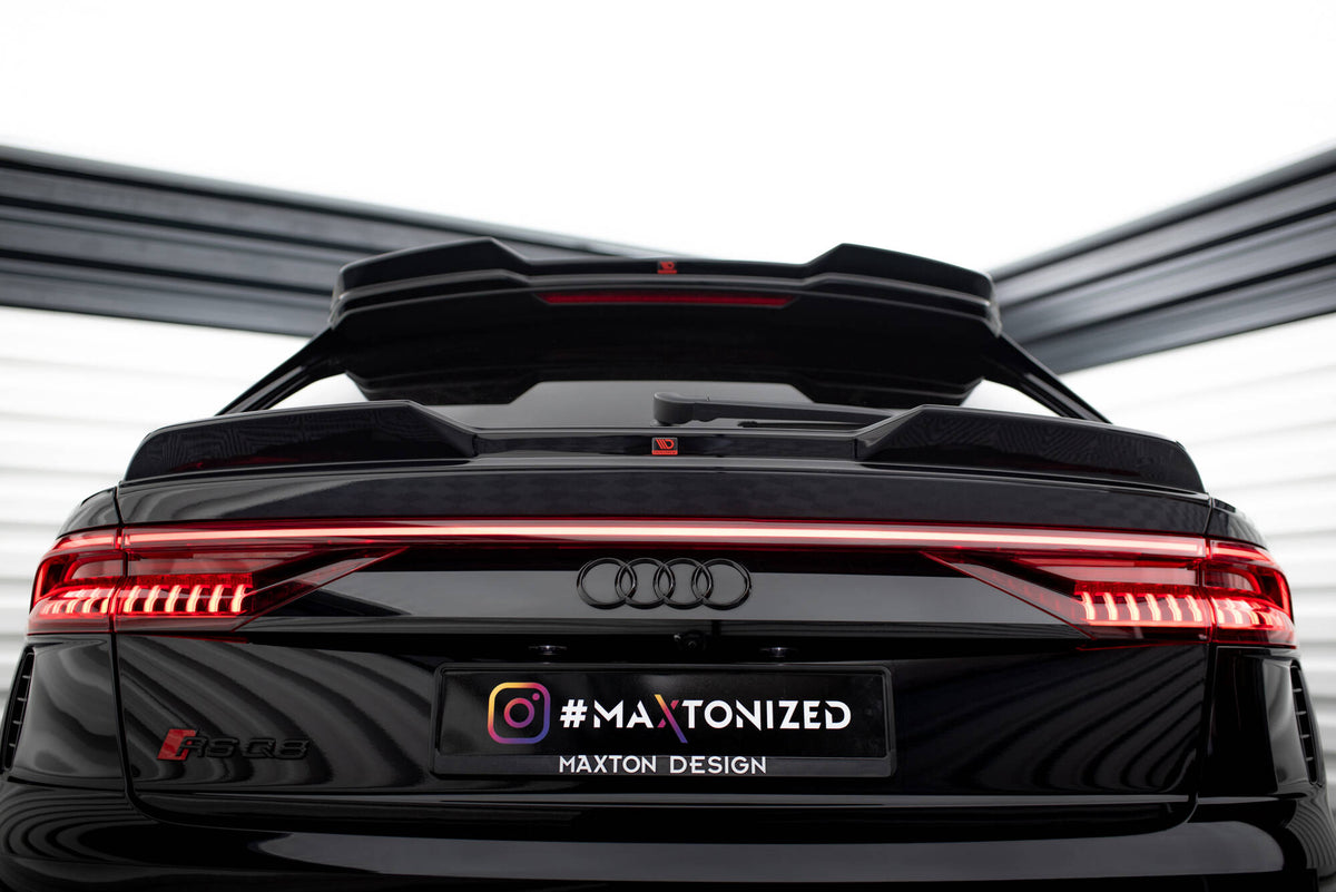 Audi Q8 SQ8 MK1 med Maxton Design spoiler installert