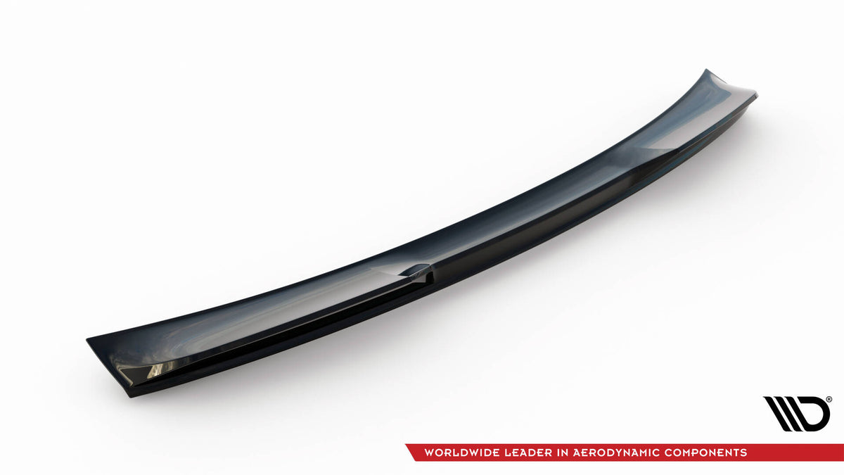Detaljbilde av blank sort spoiler cap for Audi RSQ8 Mk1 Facelift