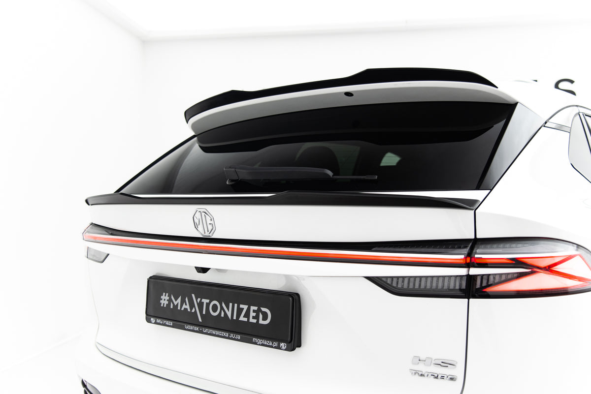Spoilerforlengelse til MG HS Mk2 fra Maxton Design, sett bakfra