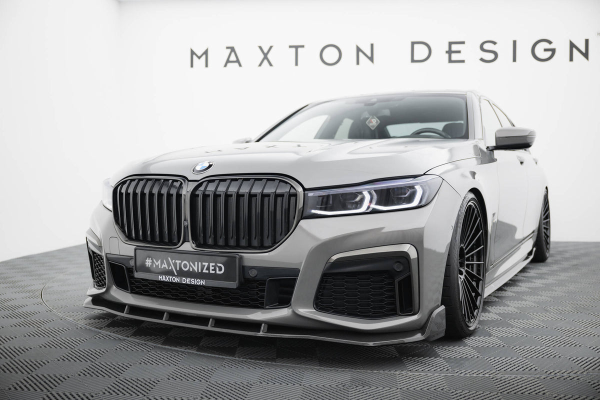 Medfølgende ABS-splitter til frontsplitter for BMW 7 M-Pack G11 Facelift