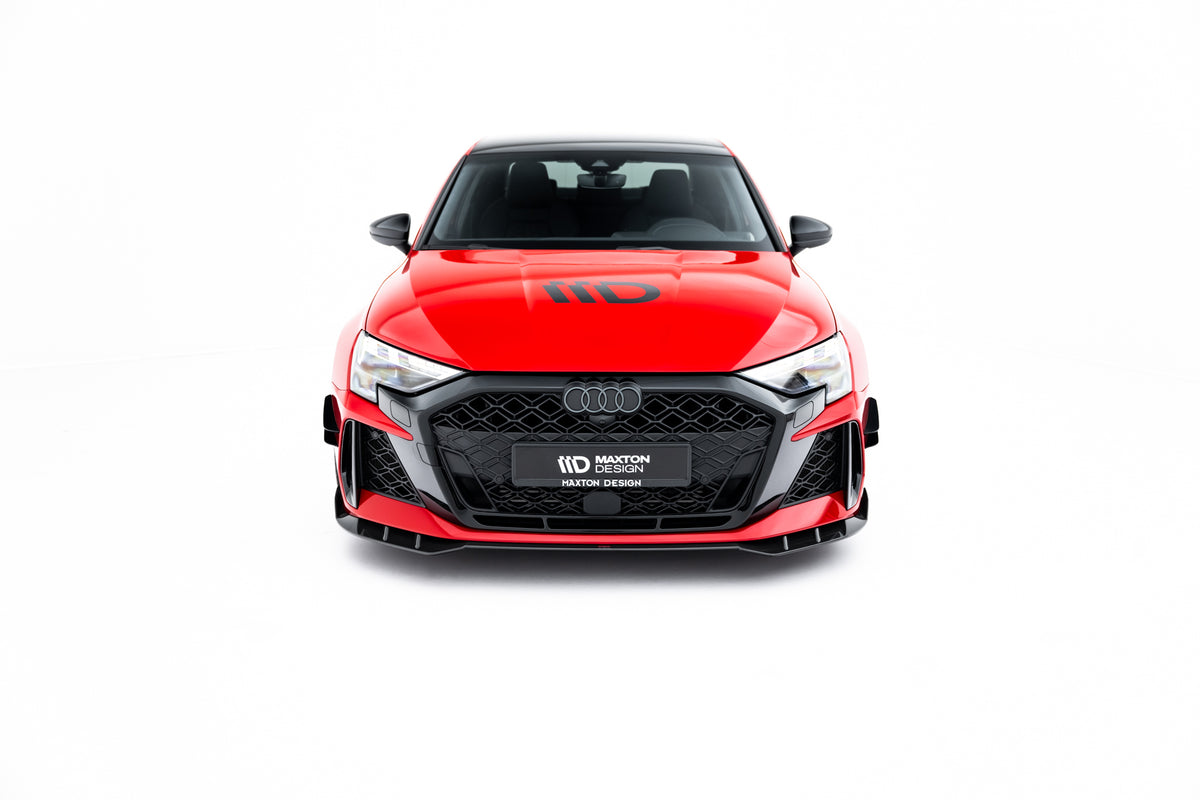 Undersiden av frontsplitter til Audi RS3 Sportback 8Y Facelift