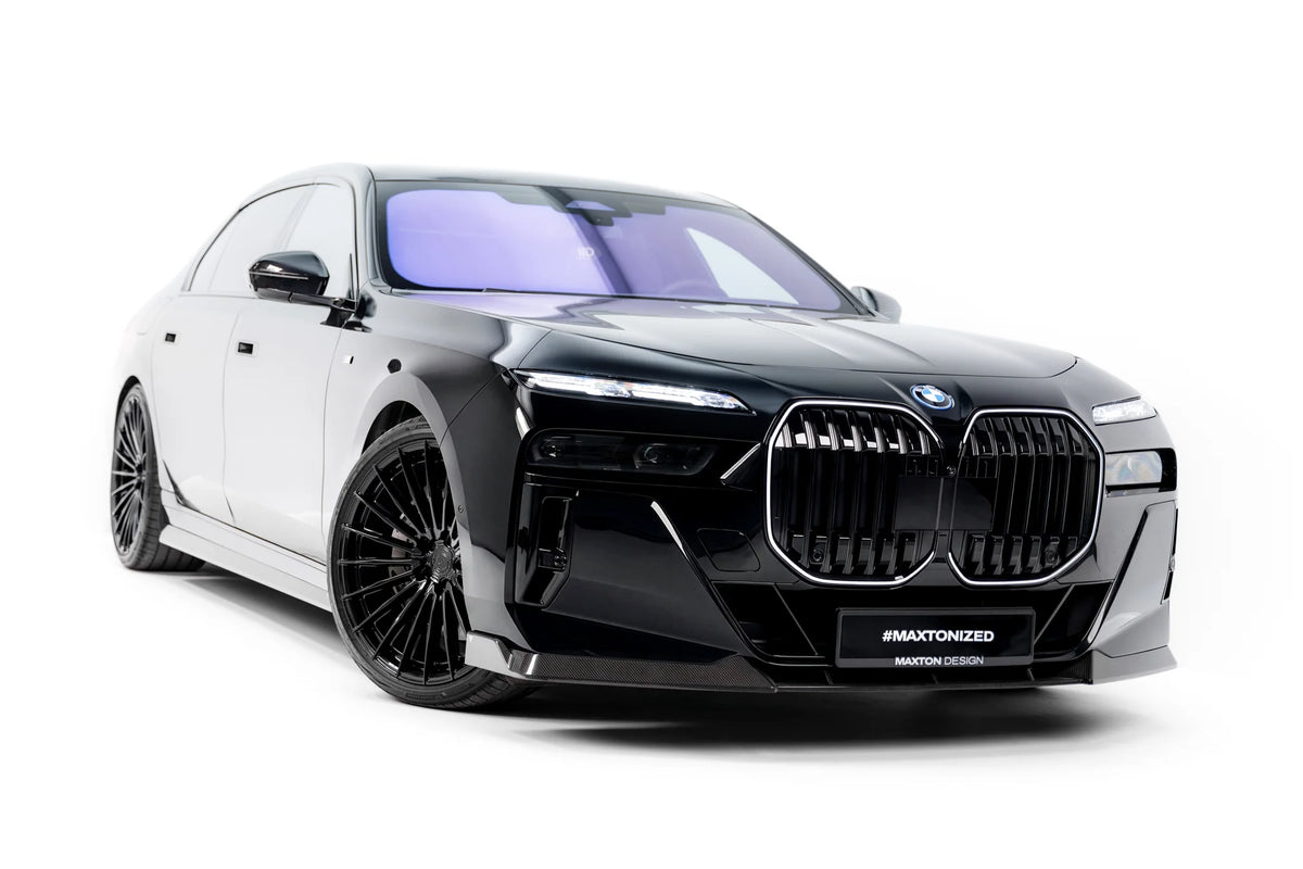 Frontsplitter i prepreg-karbon for BMW 7-serie M-Pack G70