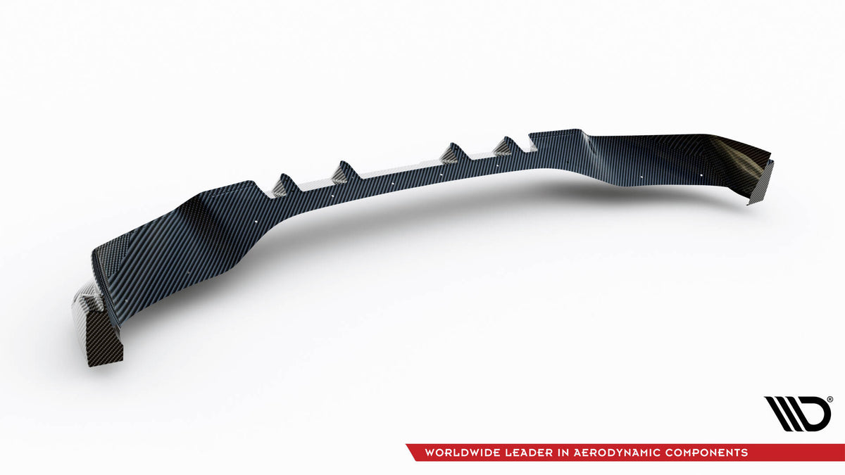 Undersiden av karbon frontsplitter til BMW X5 M-Pack G05 Facelift