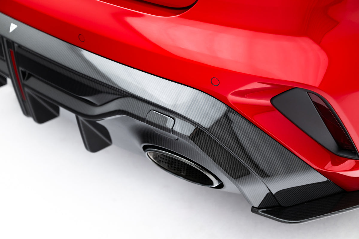 Diffuser til Audi RS3 Sedan 8Y Facelift i Carbon Uniform Shape