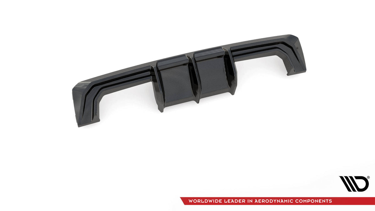 Detaljbilde av diffuser til BMW M3 G80 i Maxton Carbon RS