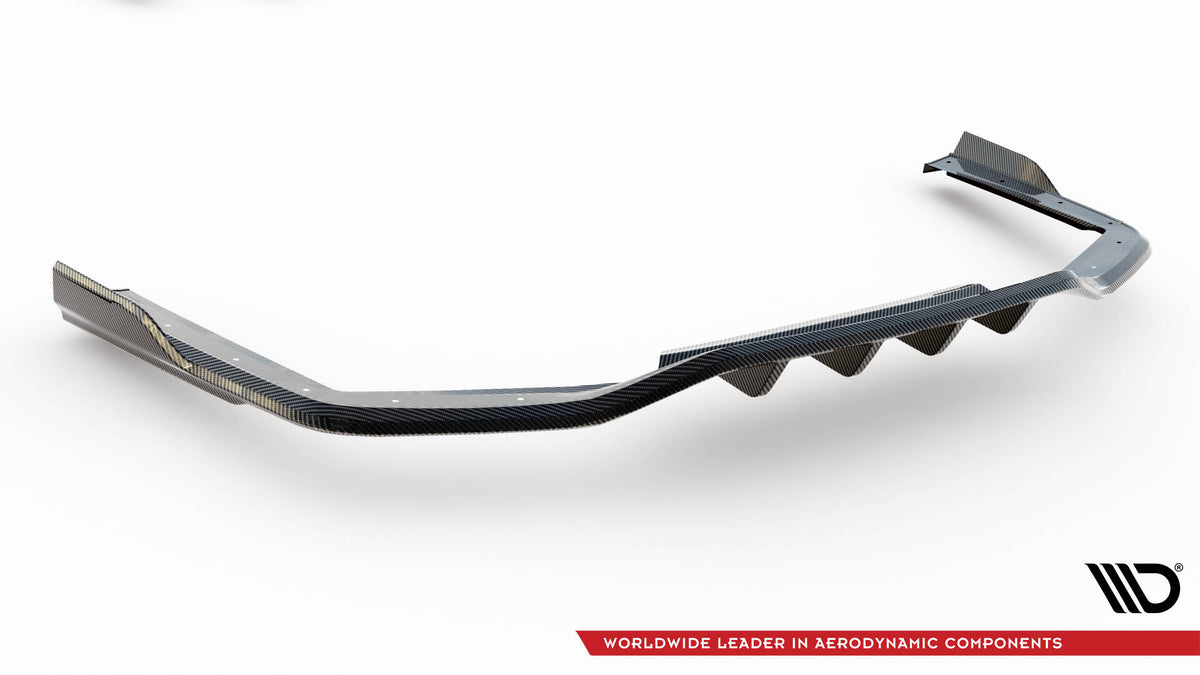 Sidevisning av baksplitter til BMW 7-serie G11/G12 Facelift M-Pakke