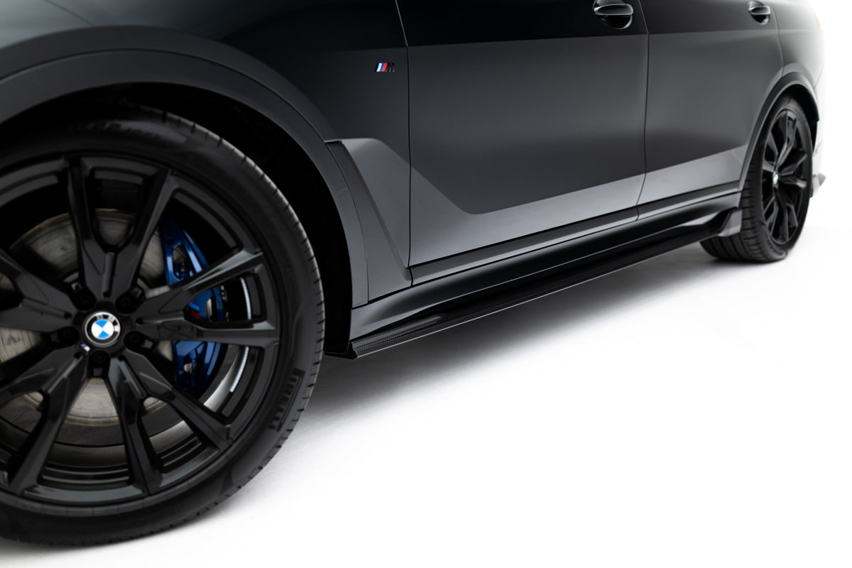Sideskjørt i prepreg karbonfiber til BMW X7 M-Pack G07 Facelift
