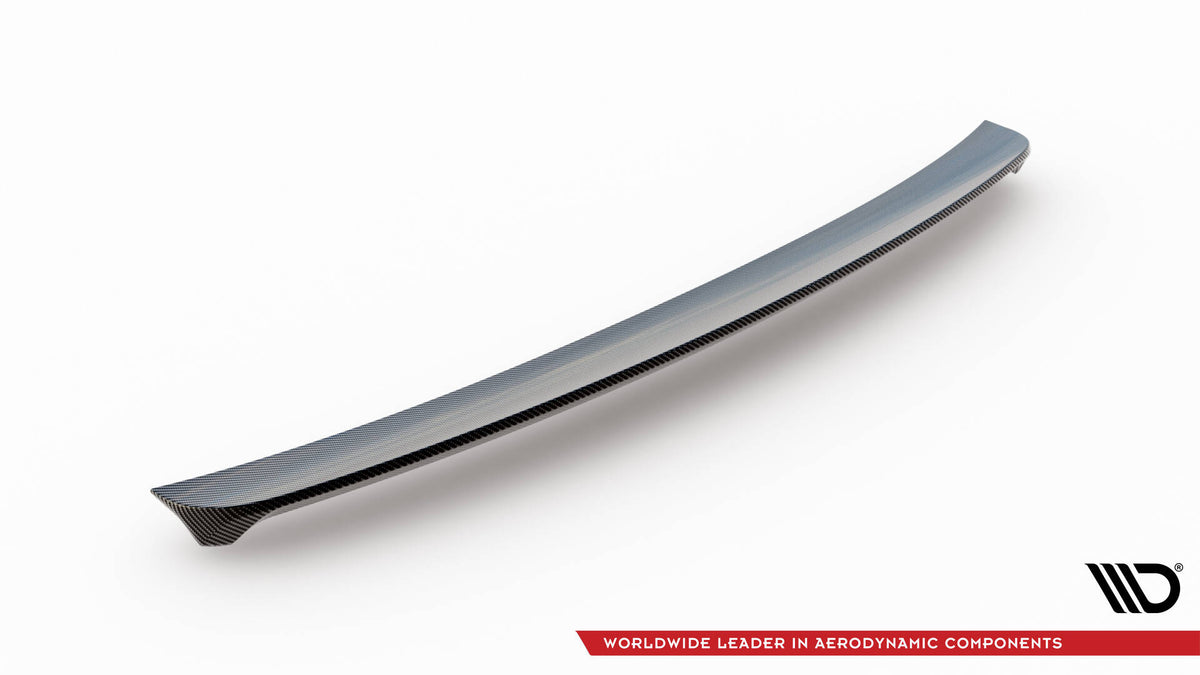 Hekkspoiler i prepreg karbon til BMW 7 M-Pack G11 sett ovenfra