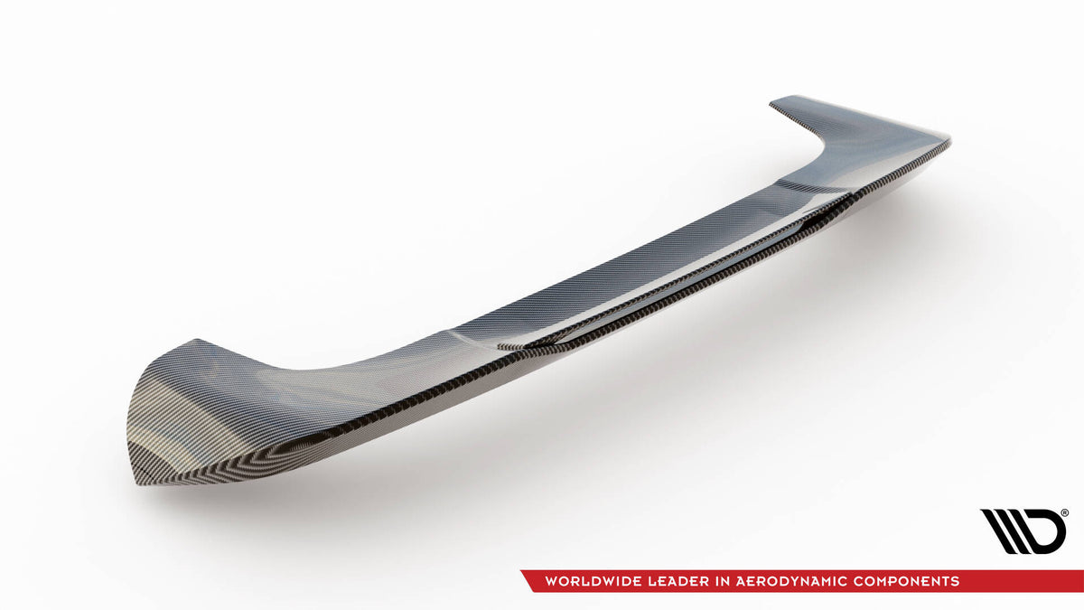 Karbonfiber hekkspoiler for BMW X5 G05 Facelift sett ovenfra