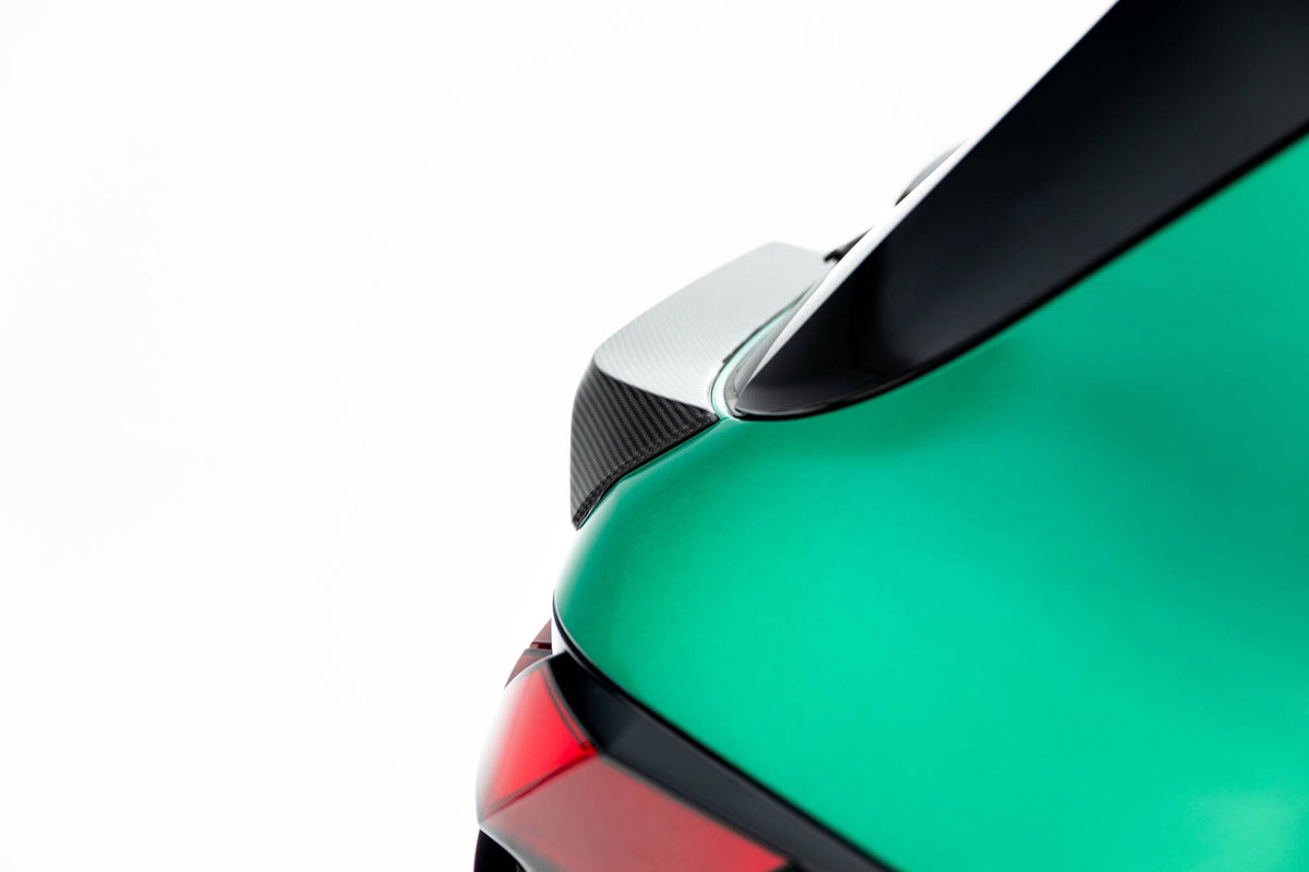 Prepreg karbonfiber hekkspoiler til BMW X5 M F95 ovenfra