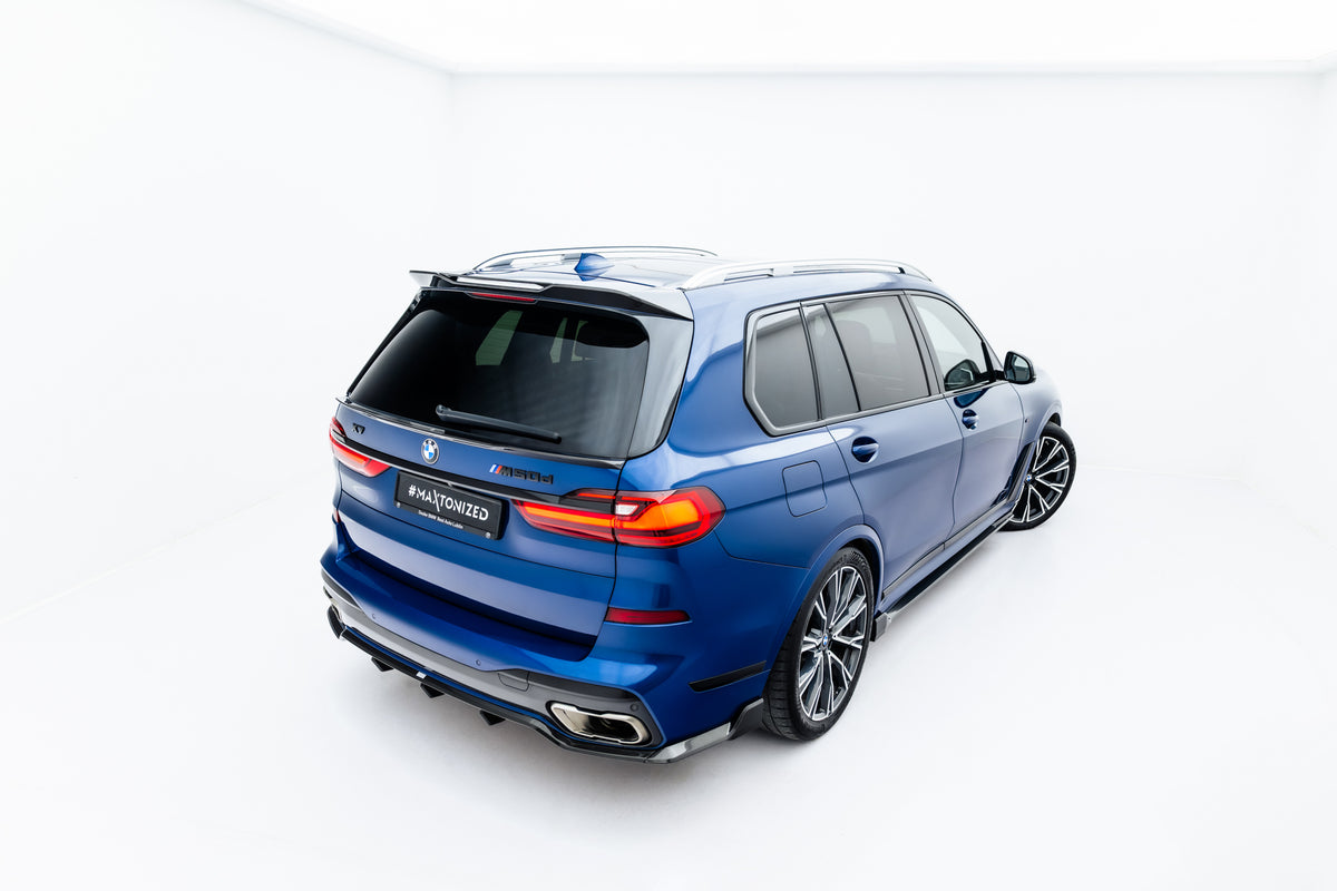 Hekkspoiler i prepreg-karbon til BMW X7 M-Pack G07 sett bakfra