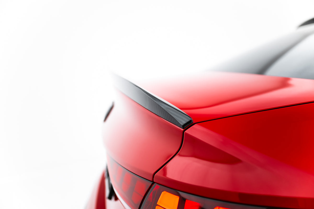 Maxton Carbon H hekkspoiler for Audi A3 Sedan 8Y i profil