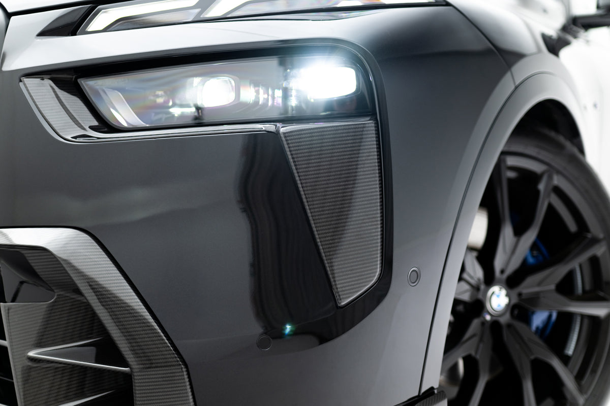 Luftinntak i prepreg-karbon til BMW X7 M-Pack G07 Facelift sett forfra