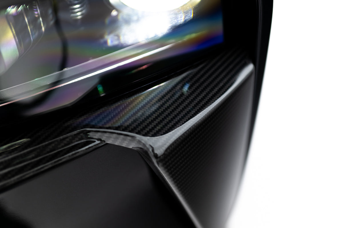 Prepreg karbon luftinntak til BMW X7 M-Pack G07 Facelift, venstre side