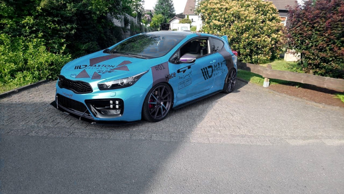Sideskjørt Racing Diffusere Kia Cee'D / Pro Cee'D Gt Mk2 vist montert