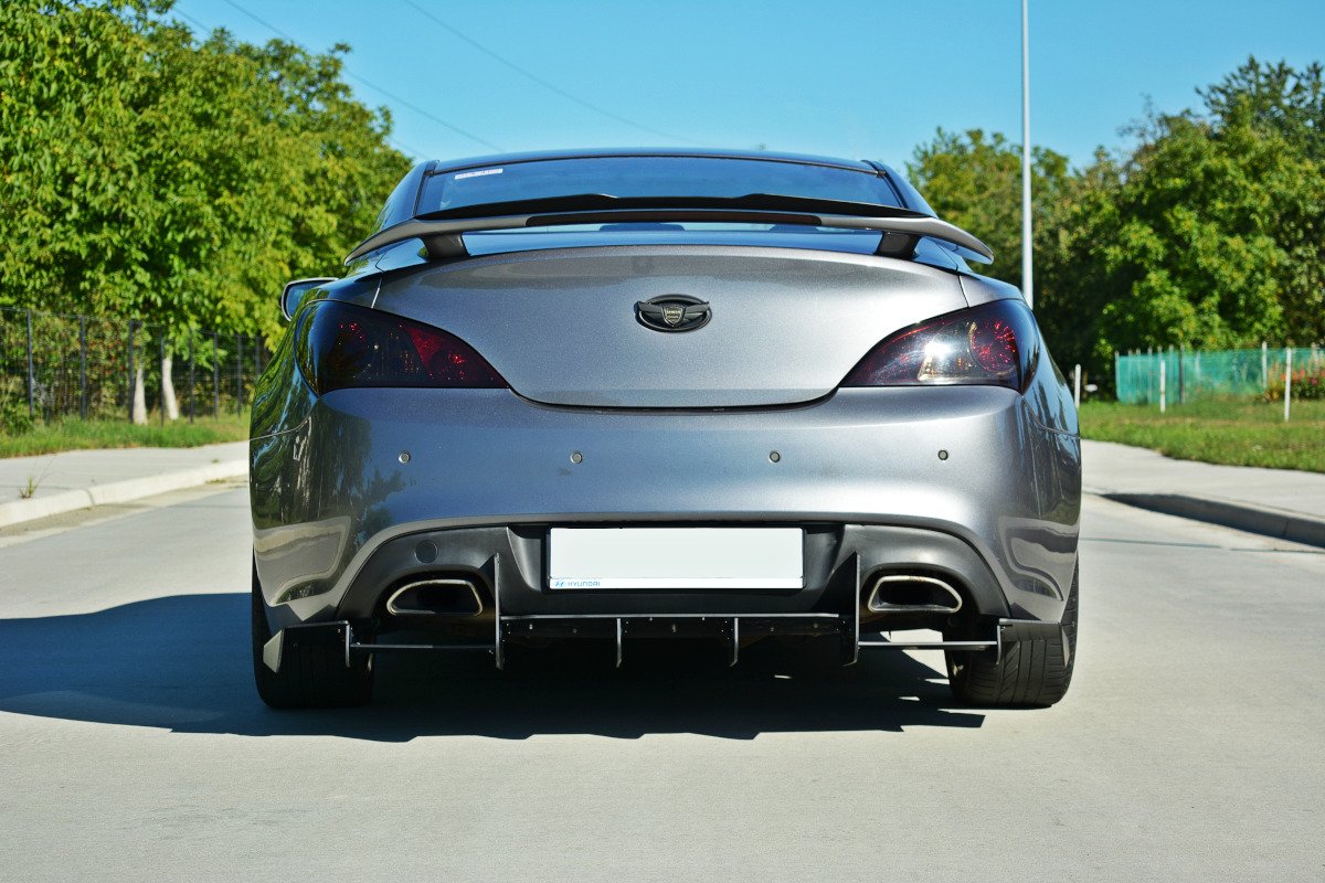 Maxton Design diffuser til Hyundai Genesis Coupe sett ovenfra