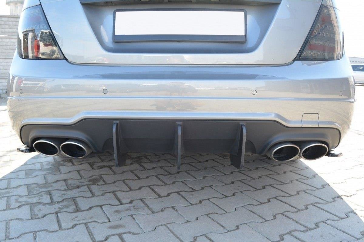 Diffuser V.2 Mercedes C-Klasse W204 AMG-Line Facelift fra Maxton Design