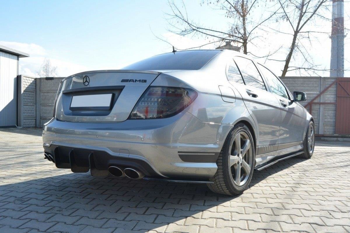 Maxton Design bakdiffusor V.2 for Mercedes W204 AMG-Line profil