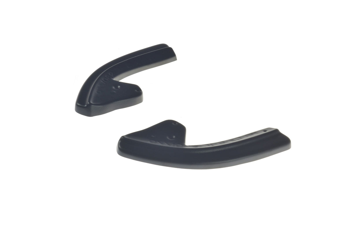 Sideflaps bak til Mazda CX-5 Facelift i svart matt ABS-plast, sett ovenfra