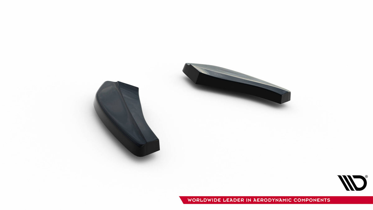 VW Golf MK7 GTI Clubsport med bakre sideflaps montert, sett fra siden