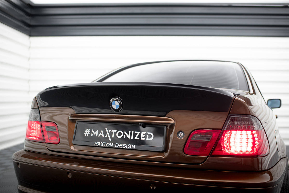 Spoiler BMW 3 E46 Coupe < M3 CSL Look > (Painting) – sidevinkel