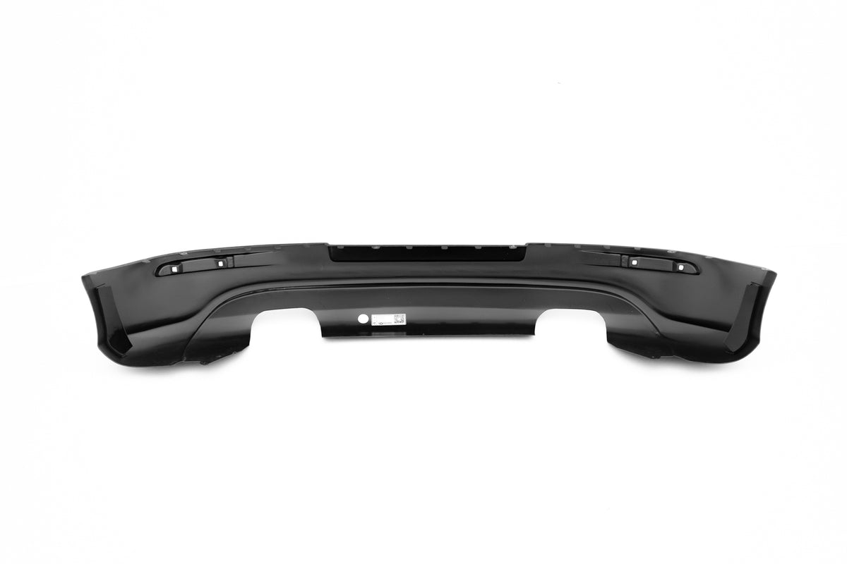 Støtfangerskjørt Valance Bak Vw Golf V R32 (With 2 Exhaust Holes) sett bakfra