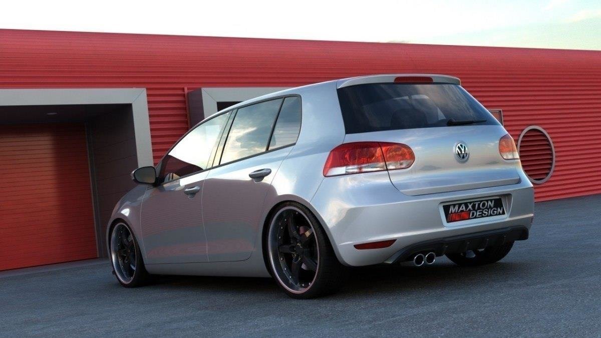 Diffuser Vw Golf VI With 1 Exhaust Hole vist montert