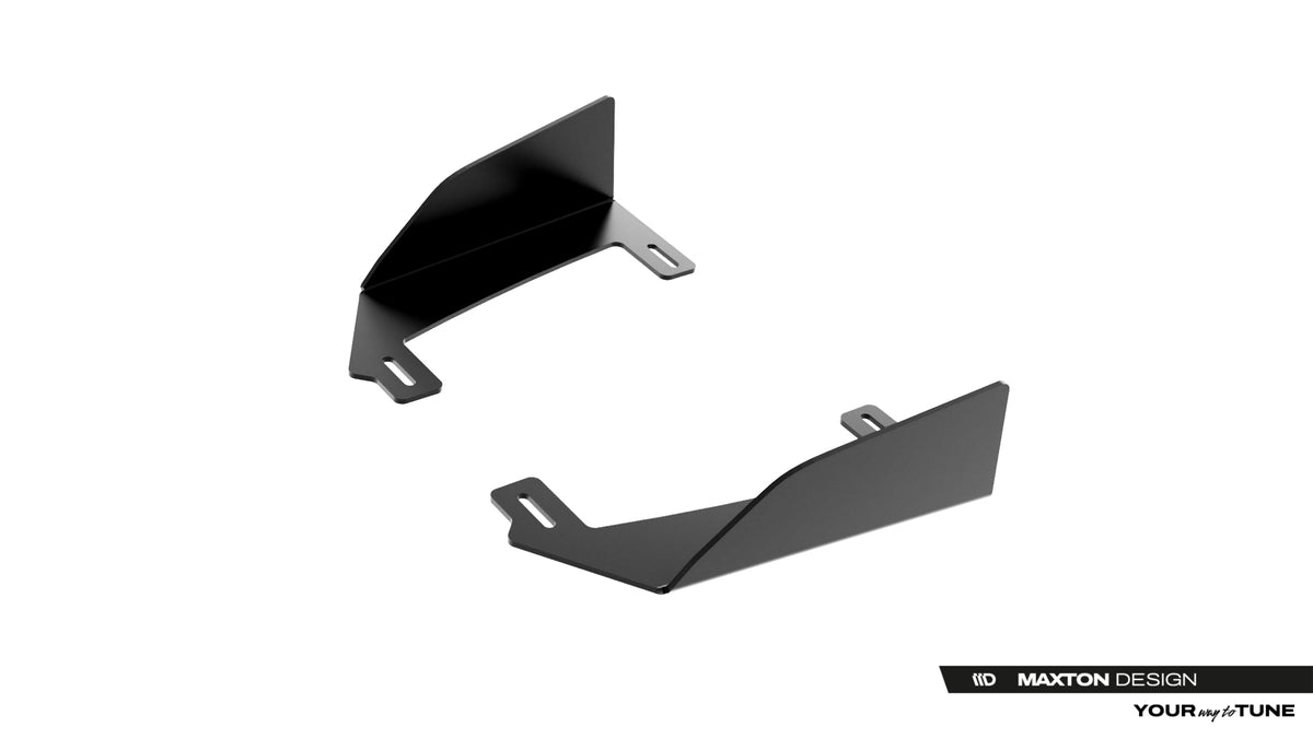Detalj av 10 mm ABS-kant på sidesplittere til Audi S5 B10