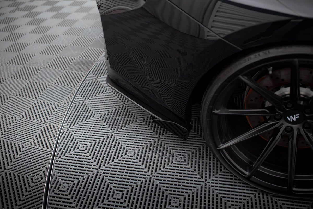 Sideflaps BMW M2 G87 – frontperspektiv