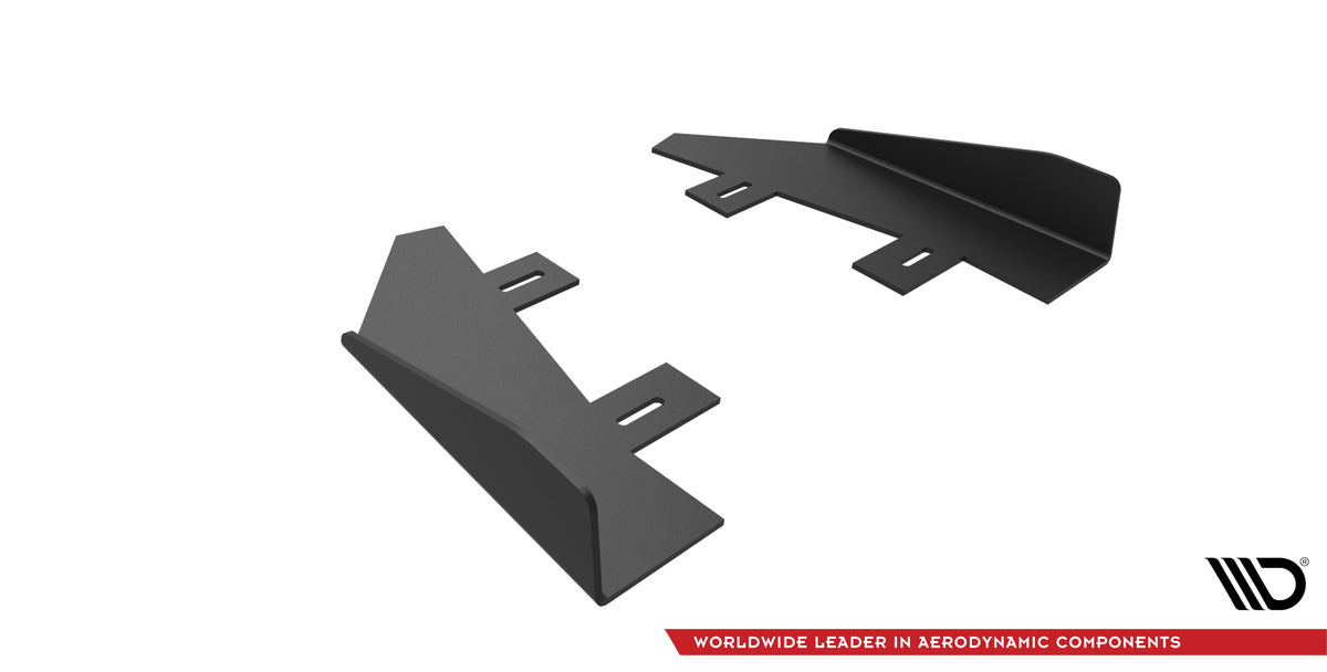 Bakre sideflaps til Ford Mondeo MK5 Facelift med synlig kantfinish og struktur