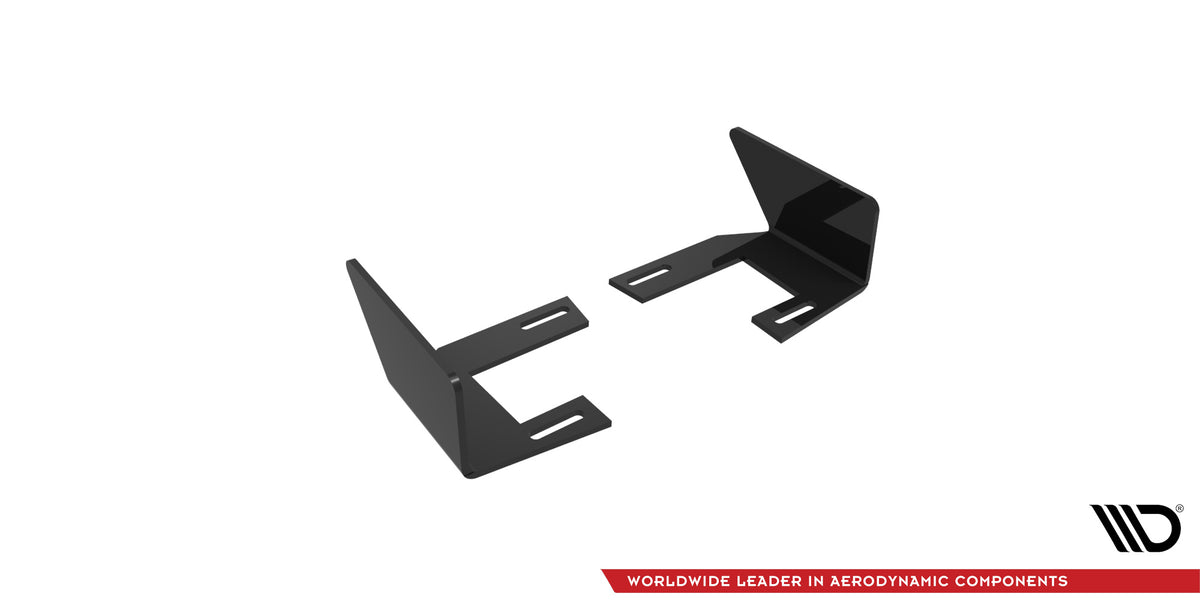 Par med bakre sideflaps for Peugeot 208 GT Mk2, produktbilde mot nøytral bakgrunn