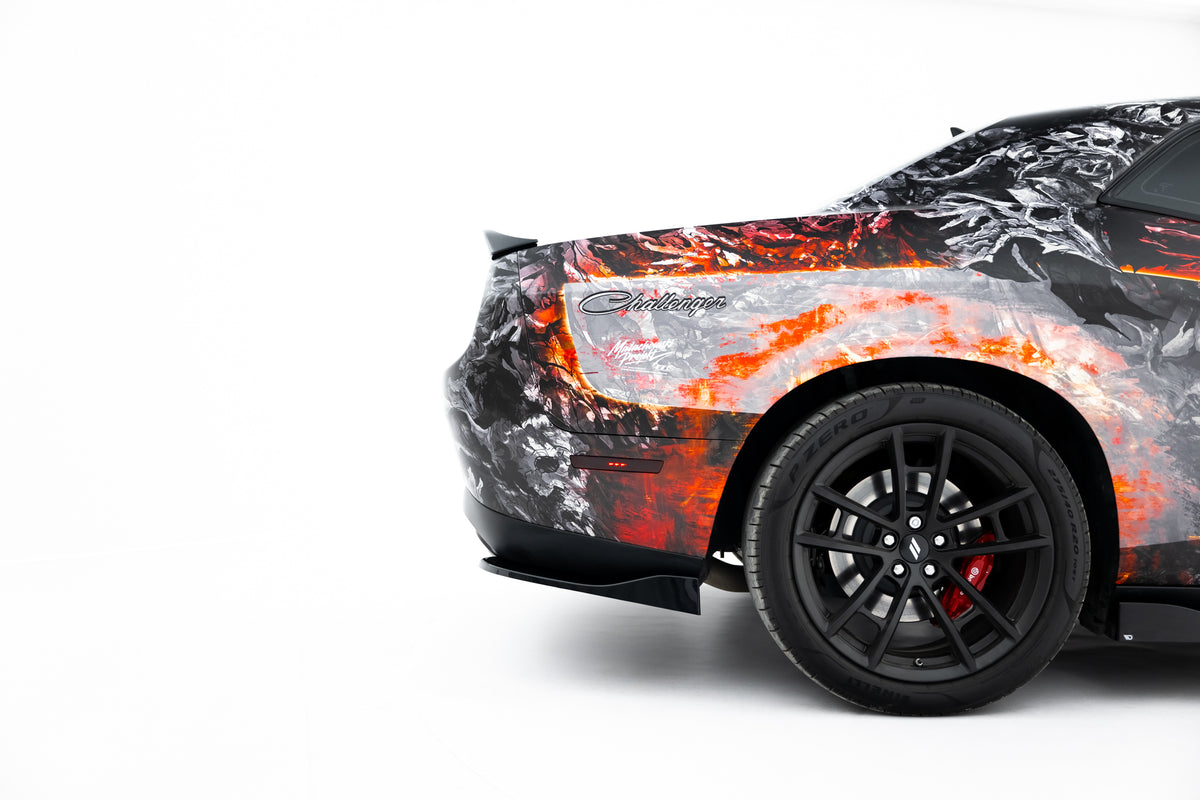 Sidesplittere bak fra Maxton Design til Dodge Challenger GT Mk3 Facelift
