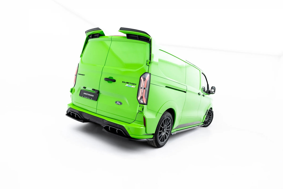 Sidesplittere bak til Ford Transit Custom MSRT Mk2 i blank sort ABS