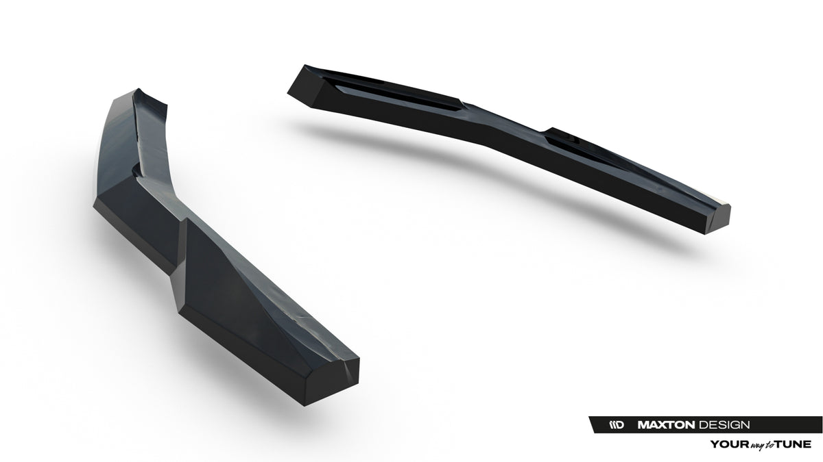 Detalj av ABS sidesplitter bak til Lexus IS 500 Mk3 Facelift 2