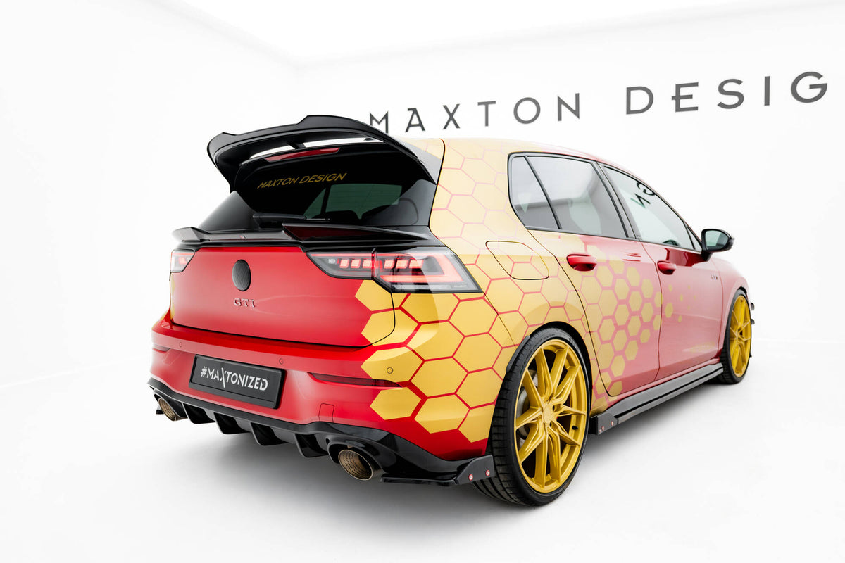 Sidesplittere Bak montert bak på Volkswagen Golf GTI Clubsport Mk8 Facelift