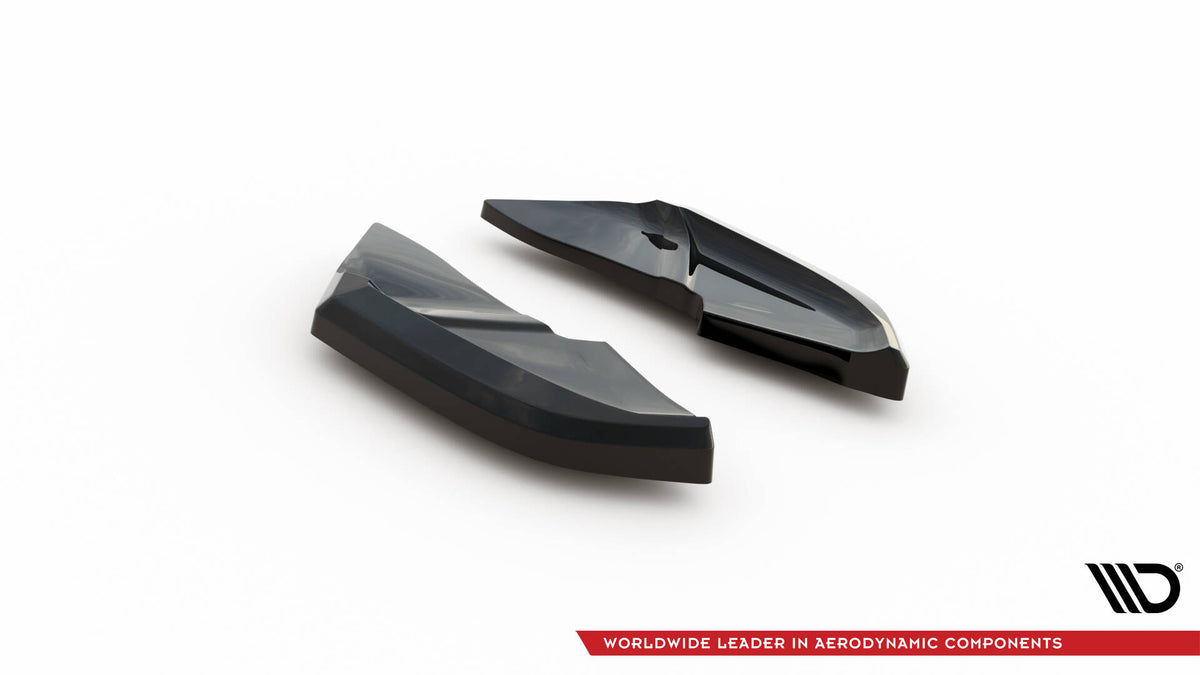 VW Scirocco Mk3 Facelift med sideflaps bak V.1, bakfra i helbildevisning