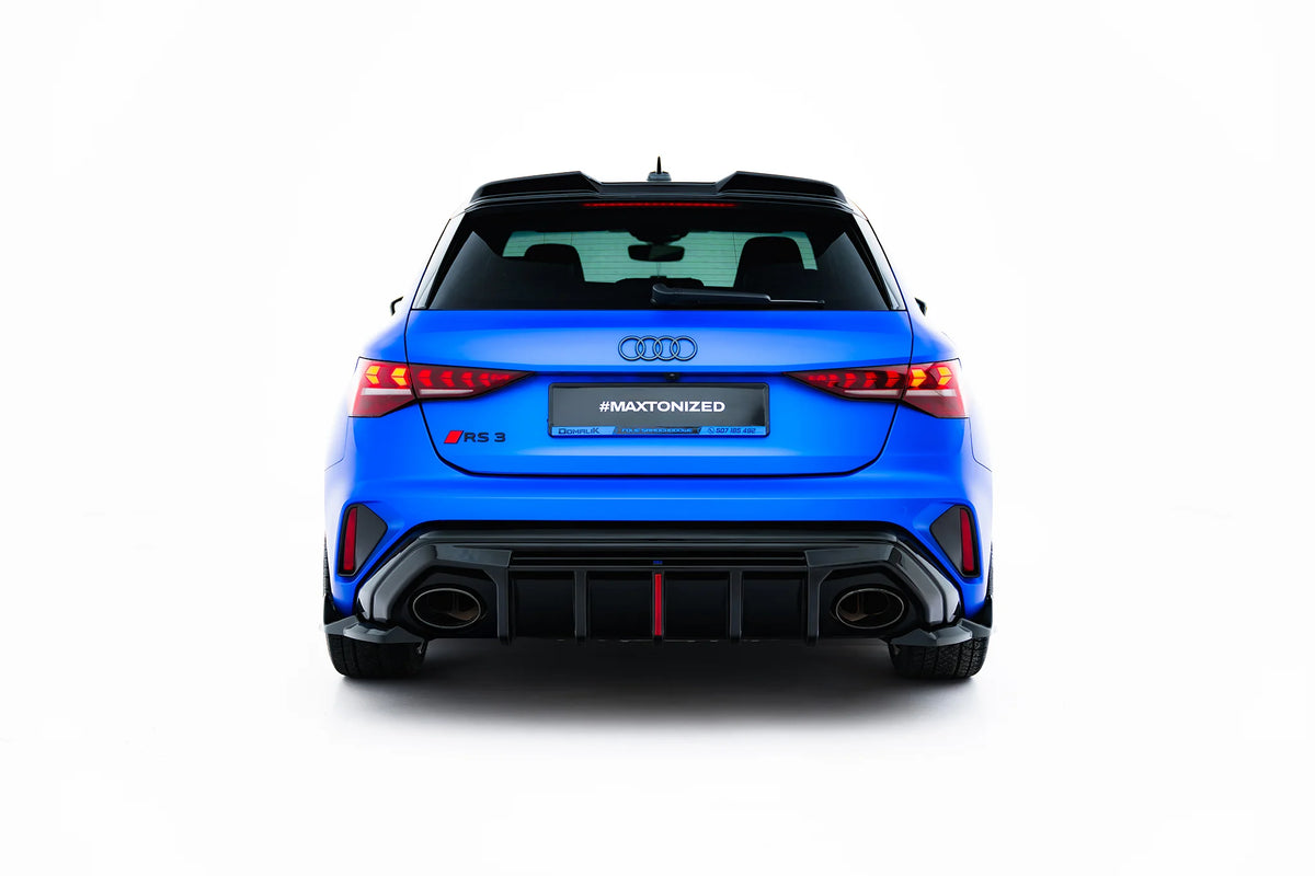 Sidesplittere Bak montert på Audi RS3 Sportback 8Y Facelift