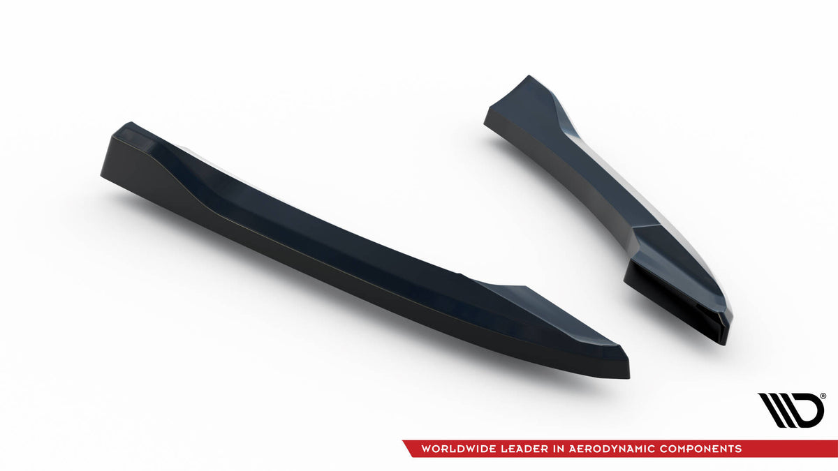 Maxton Design sideflaps bak for Audi S5 Cabriolet 8T, sett fra siden