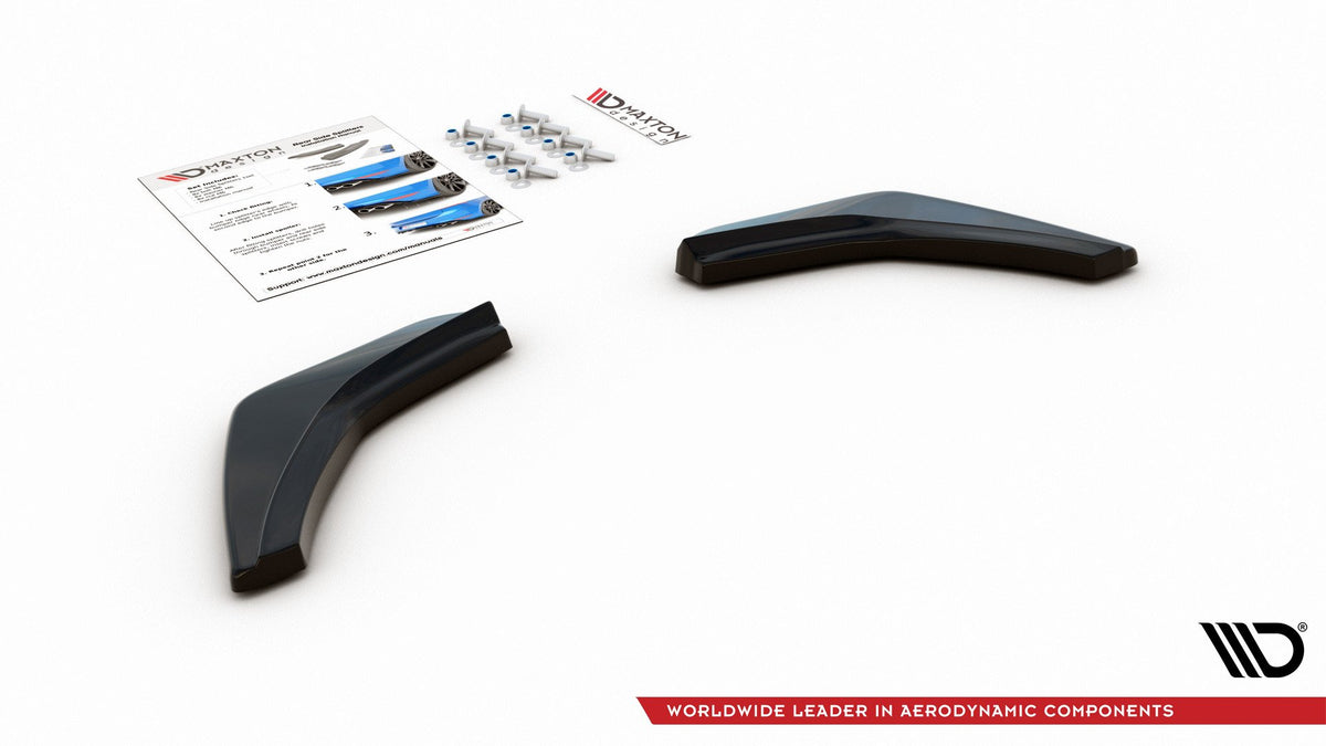 Sideflaps Bak V.2 VW Golf 7 GTI White Stripe - VW-GO-7-GTI-RSD2G
