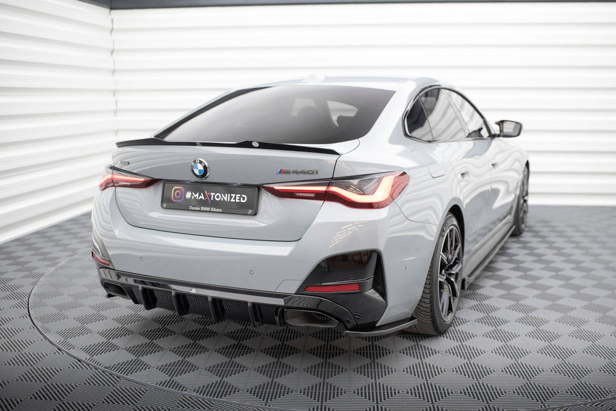 Sidesplitter V.3 montert på BMW M440i Gran Coupé G26 – nærbilde