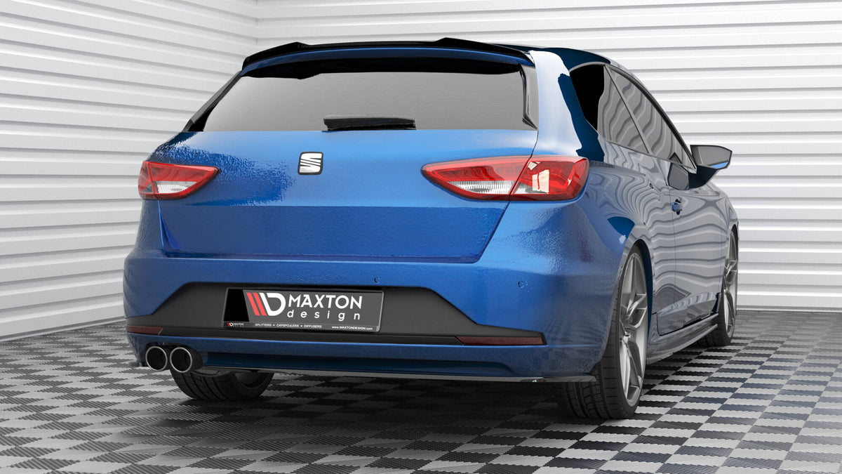Bakre sideflaps V.3 til Seat Leon FR Sportstourer Mk3 sett ovenfra