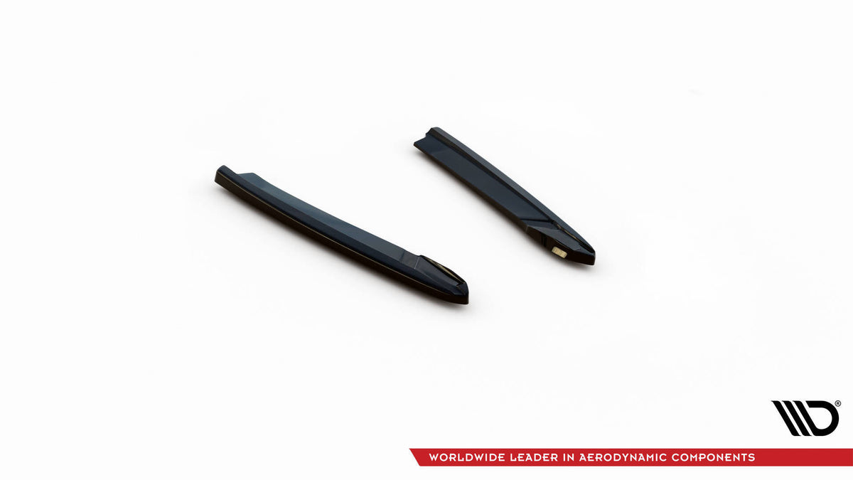 Maxton Design sidesplittere bak i blank sort til Skoda Octavia RS Combi Mk4
