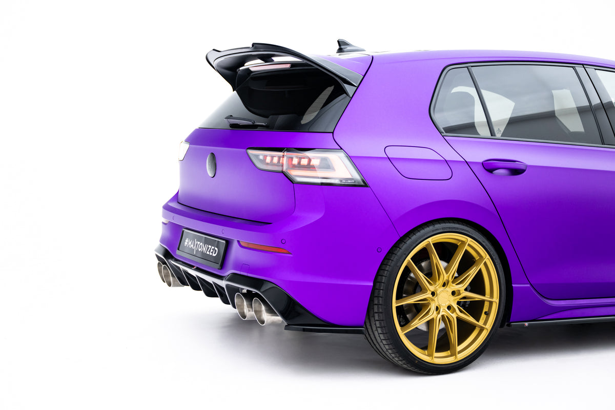 Sett med venstre og høyre sidesplitter bak til Volkswagen Golf R Mk8